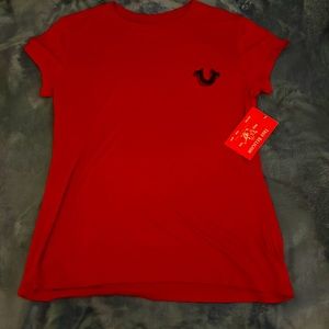 True Religion Red T-Shirt Size Large
